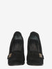 Gucci black velvet heeled loafer WCV23063003  Gucci 