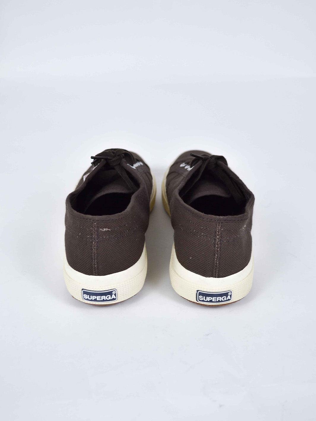 Y2K Superga sneaker in brown canvas W22050621  Superga 
