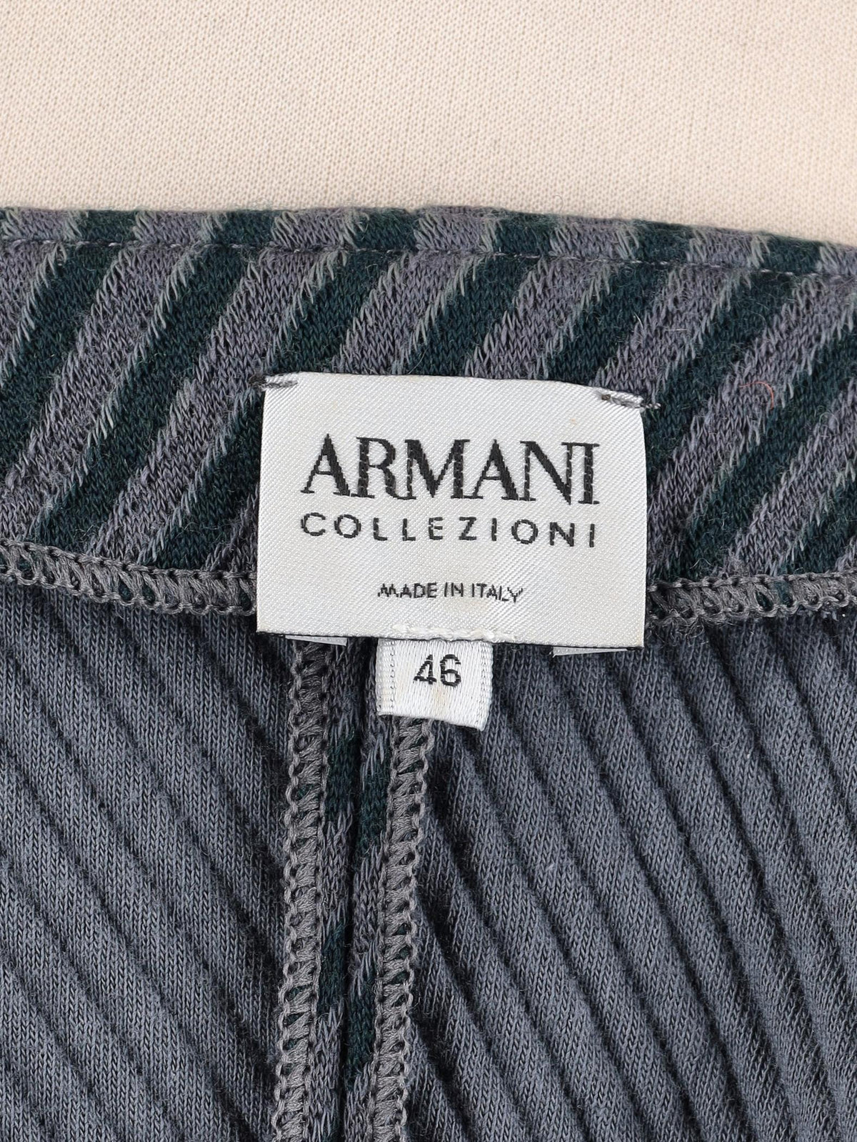 Armani Soft Cotton Blend Blazer with Striped Pattern MR311024.174  Giorgio Armani 