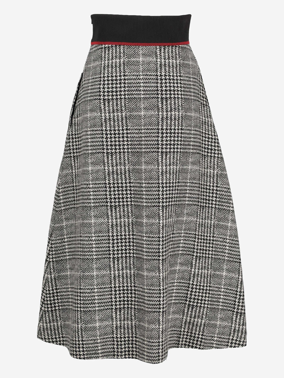 Fendi Tweed Wool Long Skirt CVB22.94.19  Fendi 