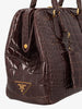 Prada Crocodile Bauletto Bag in Dark Brown Crocodile Leather WCV161224_82  Prada 