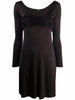 Versace Gathered Detailing Mini Dress CVB21.46.1  Versace 