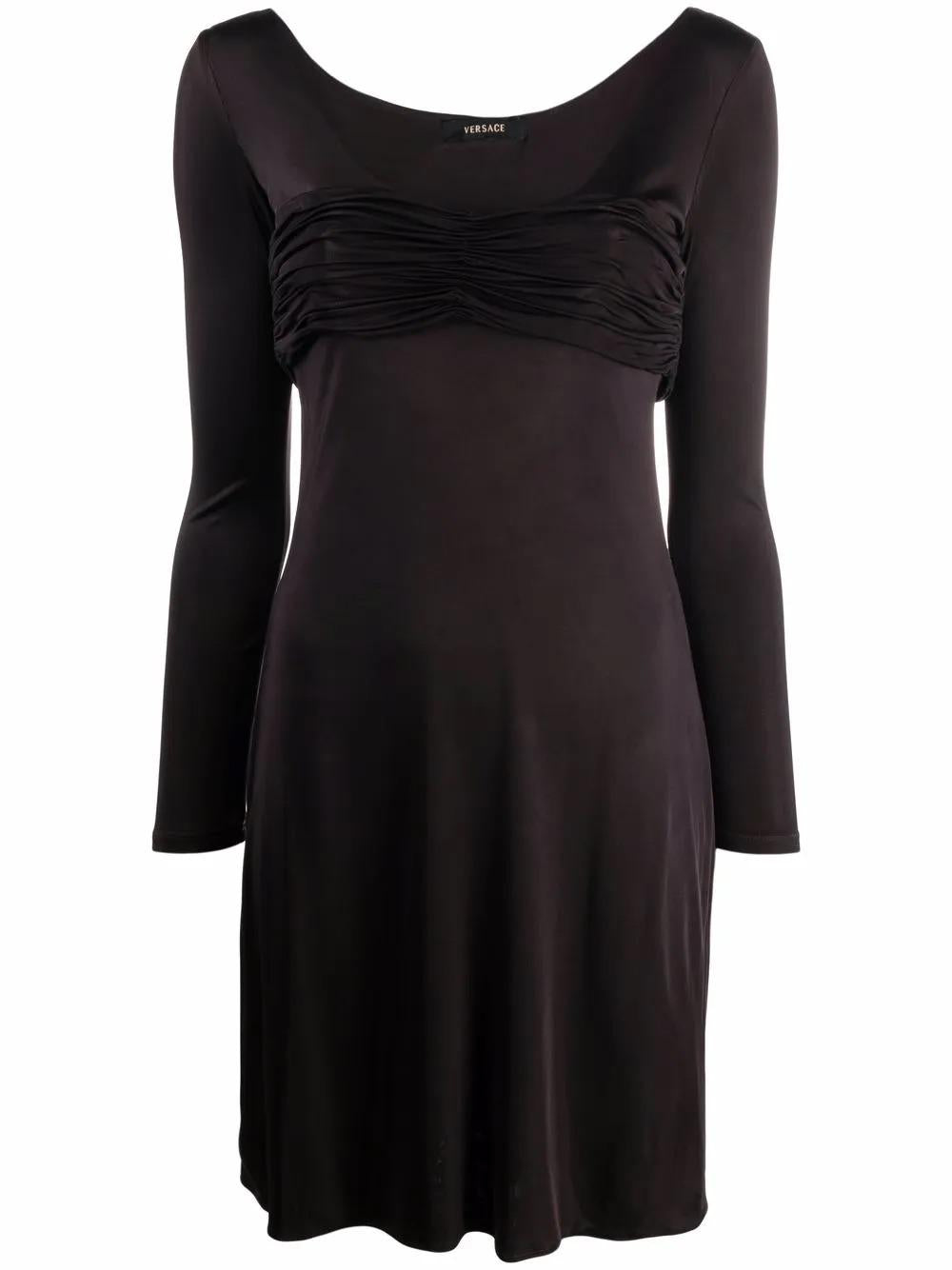 Versace Gathered Detailing Mini Dress CVB21.46.1  Versace 