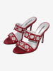 Dsquared2 Gothic Leather Mule Sandals with Stud Detail CVM26.23.190  Dsquared² 