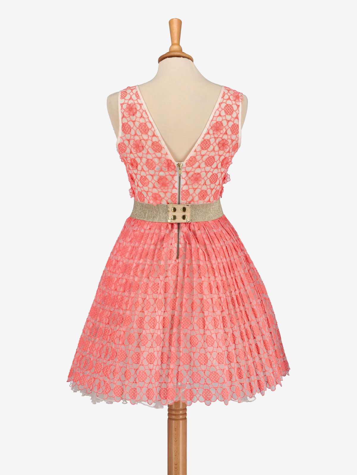 Vintage Fluo Flowered Dress