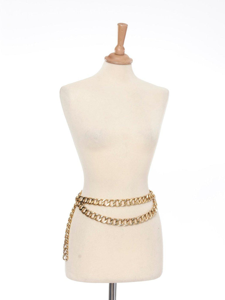 1980s Gianfranco Ferré gold chain belt W22062128  Gianfranco Ferré 