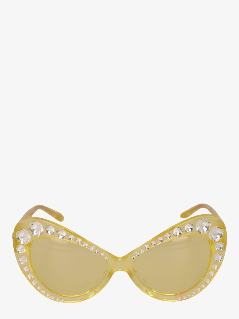 Moschino Yellow Sunglasses With Gems WCV250882.24  Moschino 