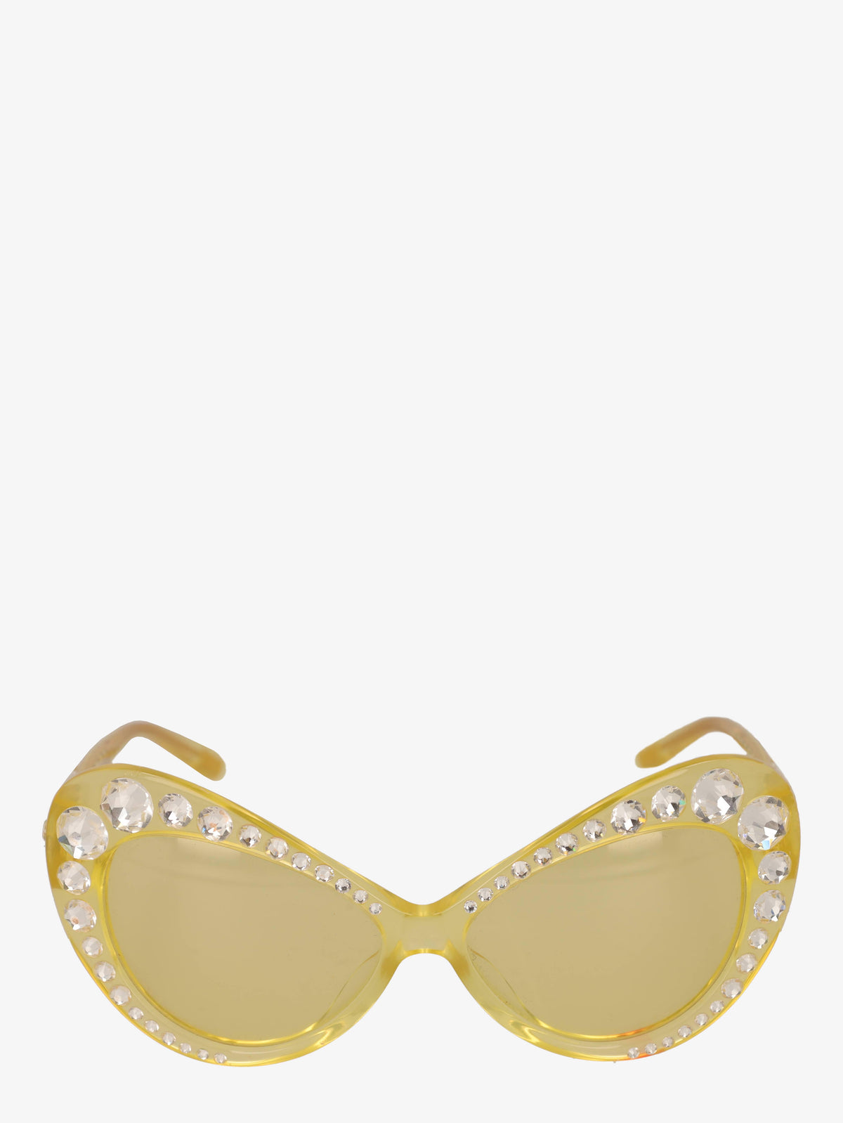 Moschino Yellow Sunglasses With Gems WCV250882.24  Moschino 