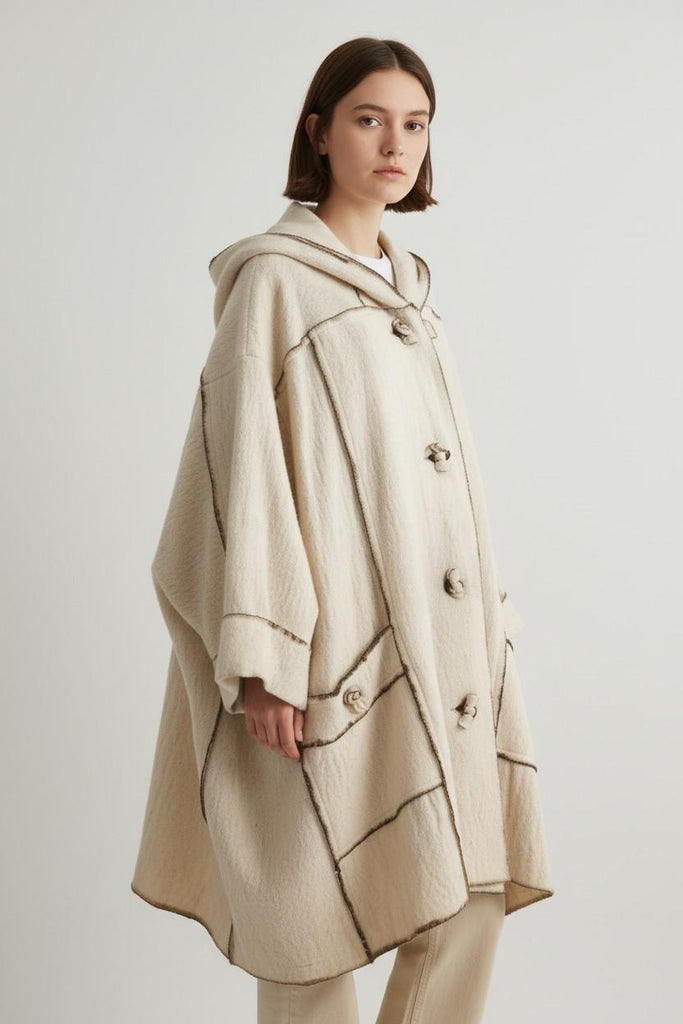 Issey Miyake Wool Overcoat DM10043128 . Miyake 