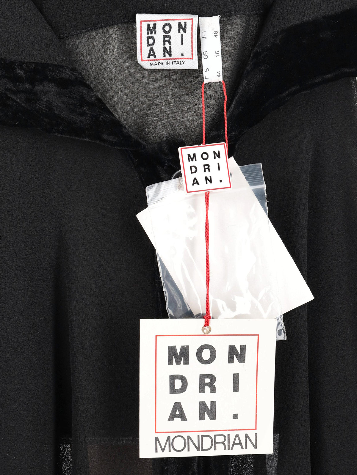 Mondrian Transparent Silk Shirt