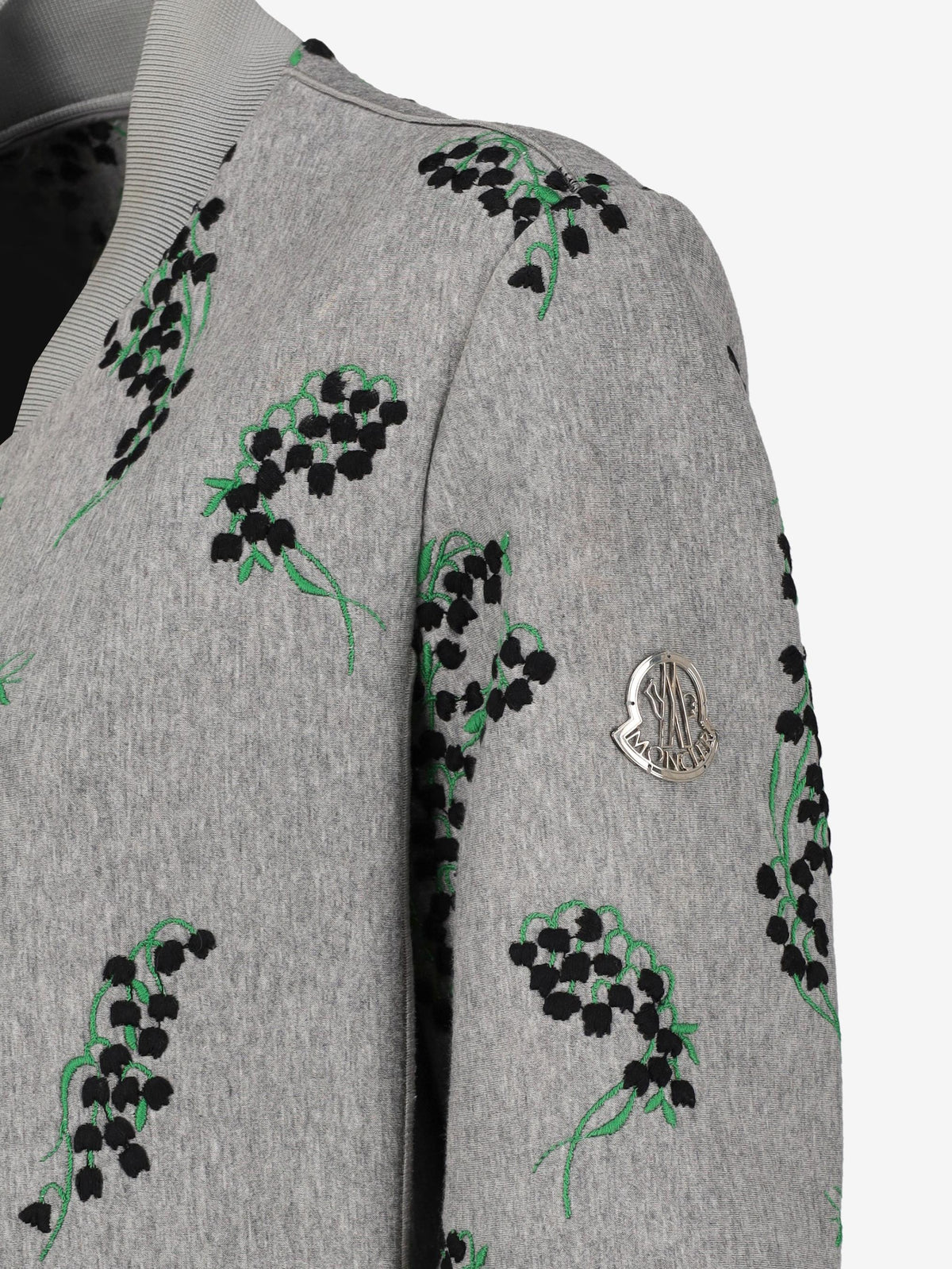 Moncler Floral Cotton Long Coat CVM26.22.24  Moncler 