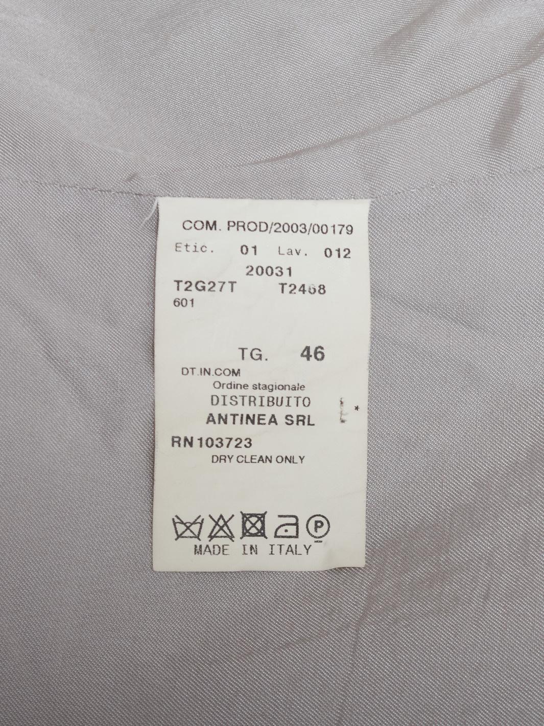 Emporio Armani 单排扣灰色西装外套