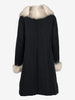 Black Long Parka with Natural Fox Fur Collar CVM26.6.122  Brooklyn 