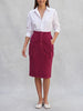 Saint Laurent Skirt in Burgundy Velvet MR120725.59  Yves Saint Laurent 