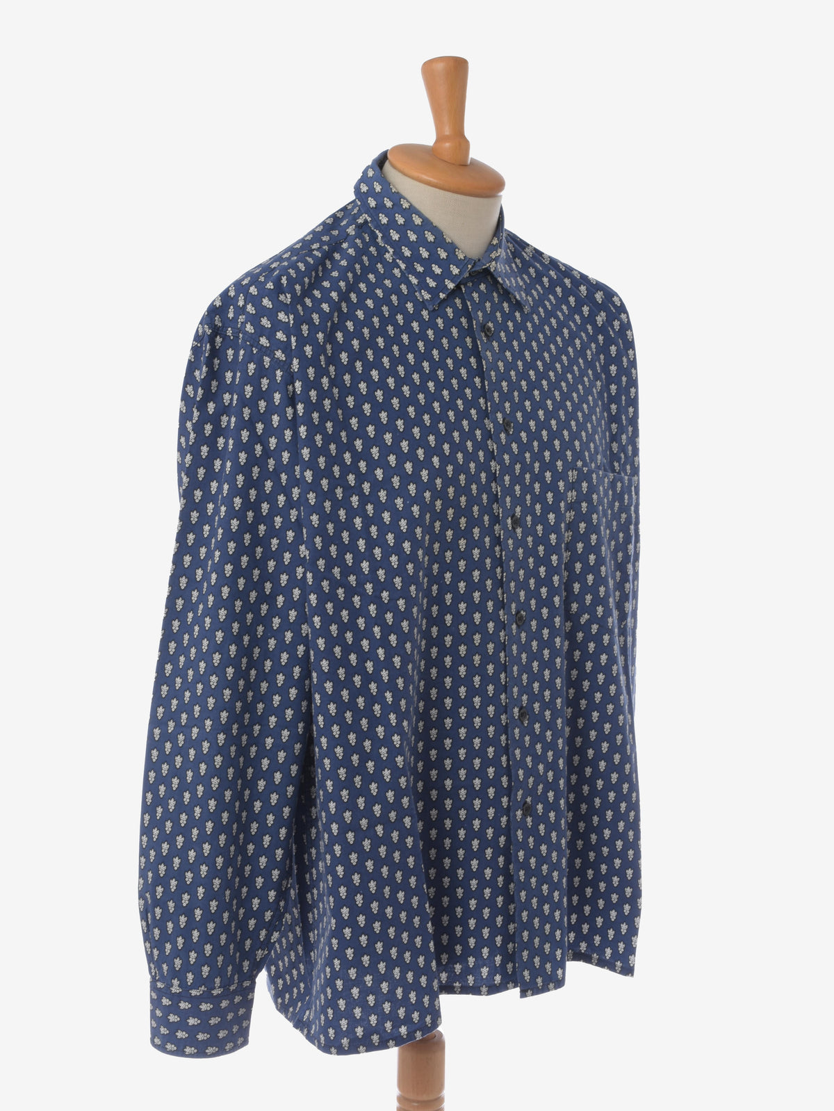 Souleiado Vintage Blue Provencal Shirt WCV241010281  Souleiado 