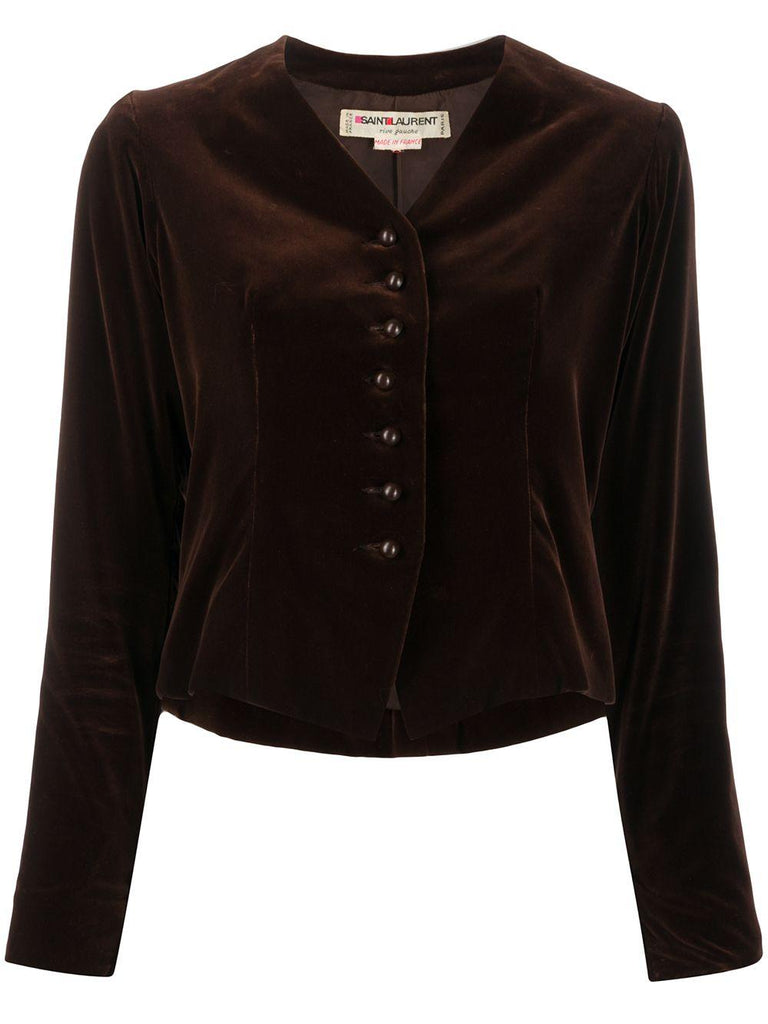 Yves Saint Laurent Rive Gauche Vintage Velvet Jacket BR007102  Yves Saint Laurent 
