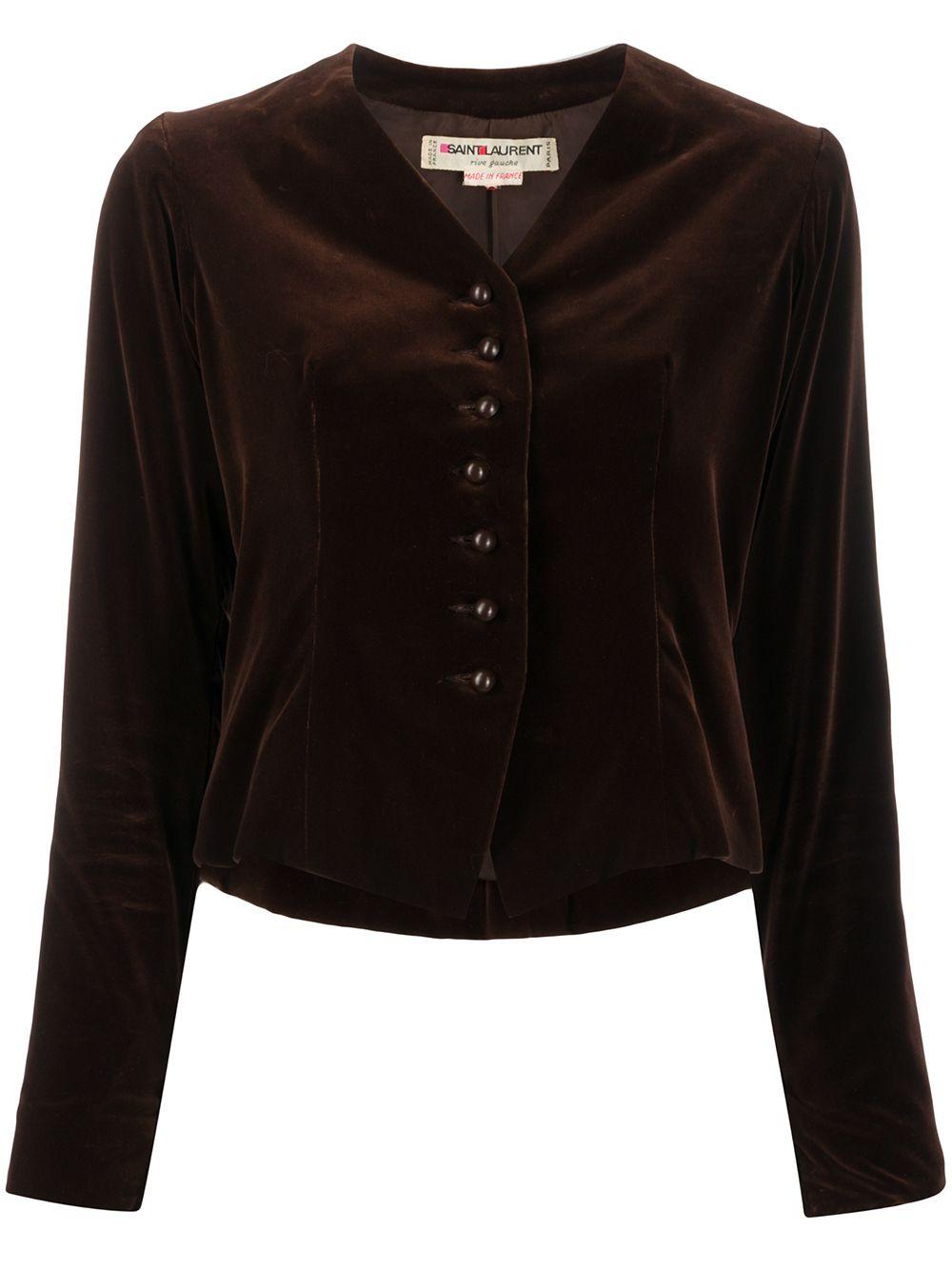 Yves Saint Laurent Rive Gauche Vintage Velvet Jacket BR007102  Yves Saint Laurent 