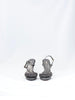 2010 Miu Miu grey sandals with jewelled heel W22052151  Miu Miu 
