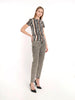 T-shirt intimo Roberto Cavalli anni '90 con mix di fantasie