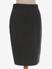 Gianni Versace Gray Wool Skirt