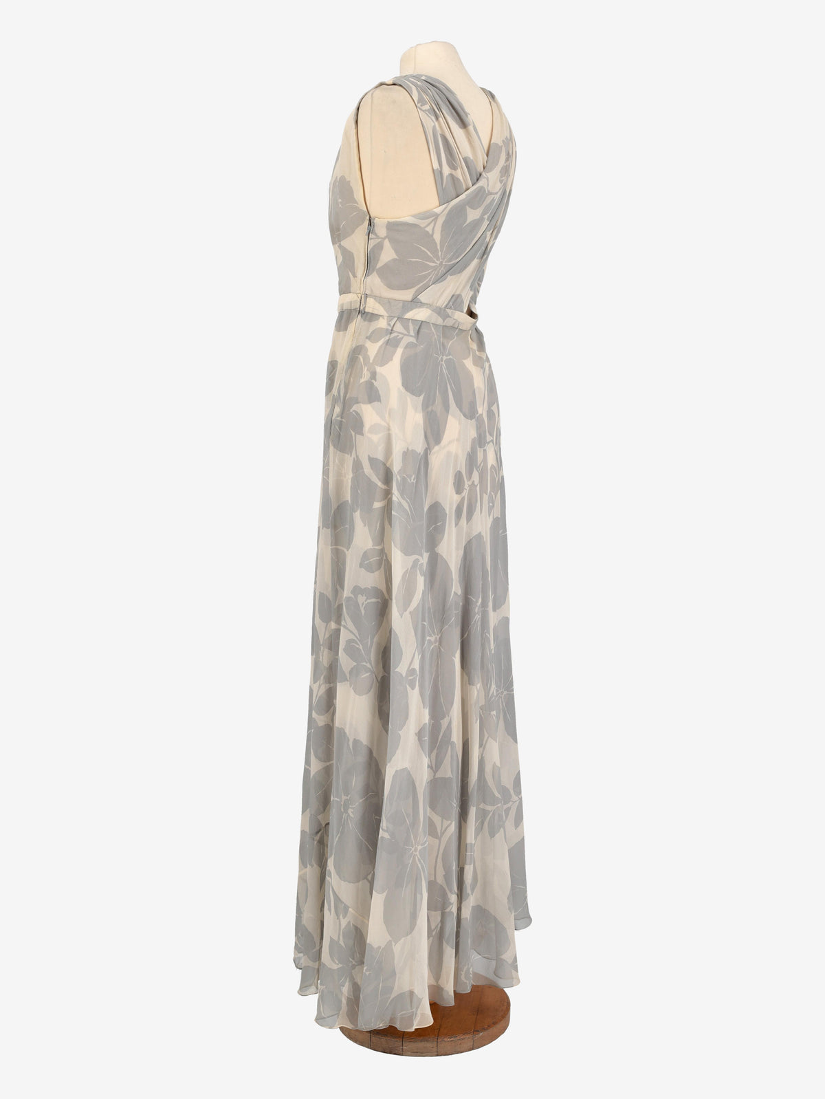 André Laug Grey Floreal  Long Dress WCV151124.13  Andre Laug 