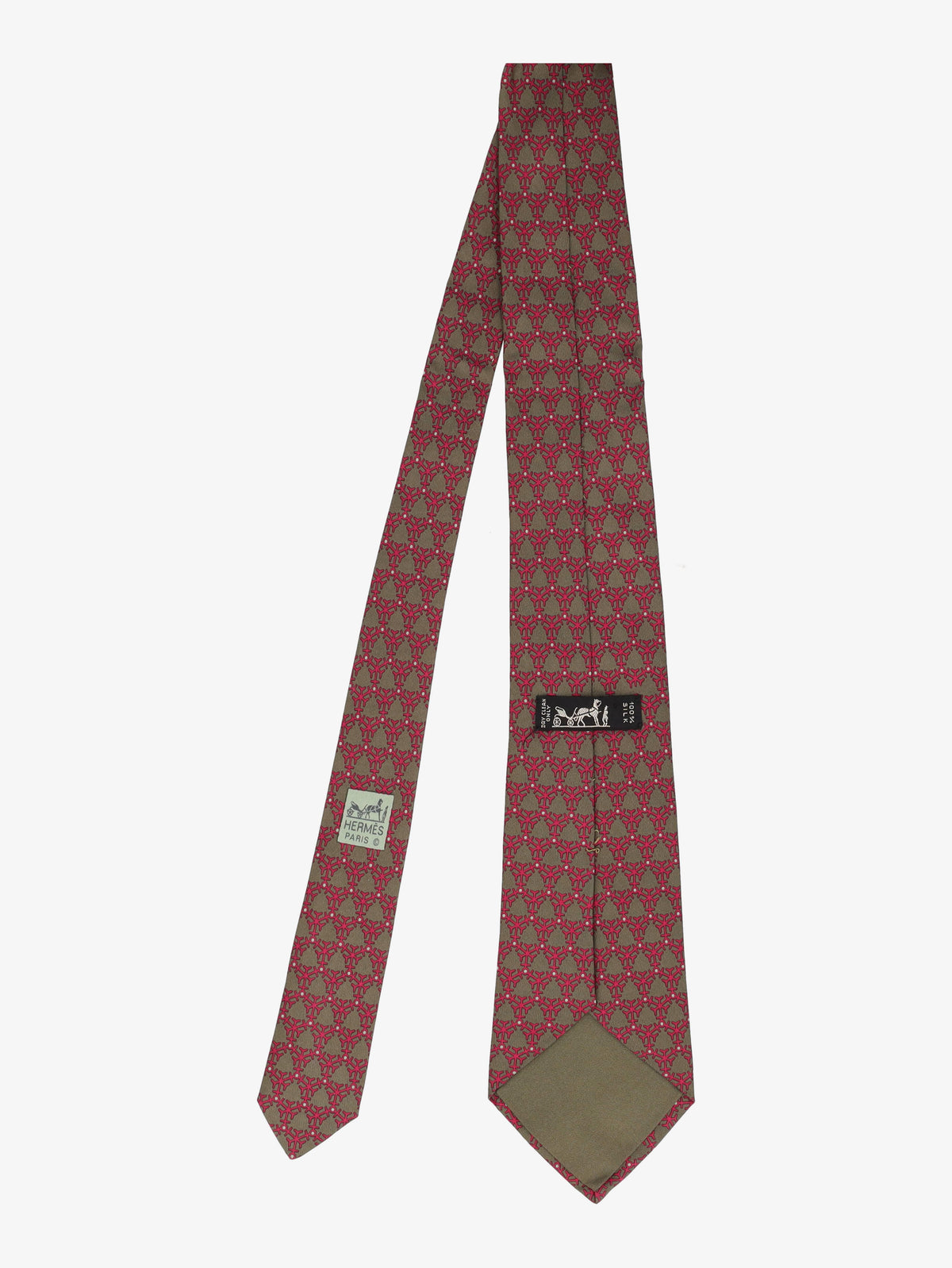 Hermès Patterned Tie 161225.25  Hermes 