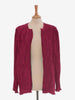 Giacca plissettata fucsia