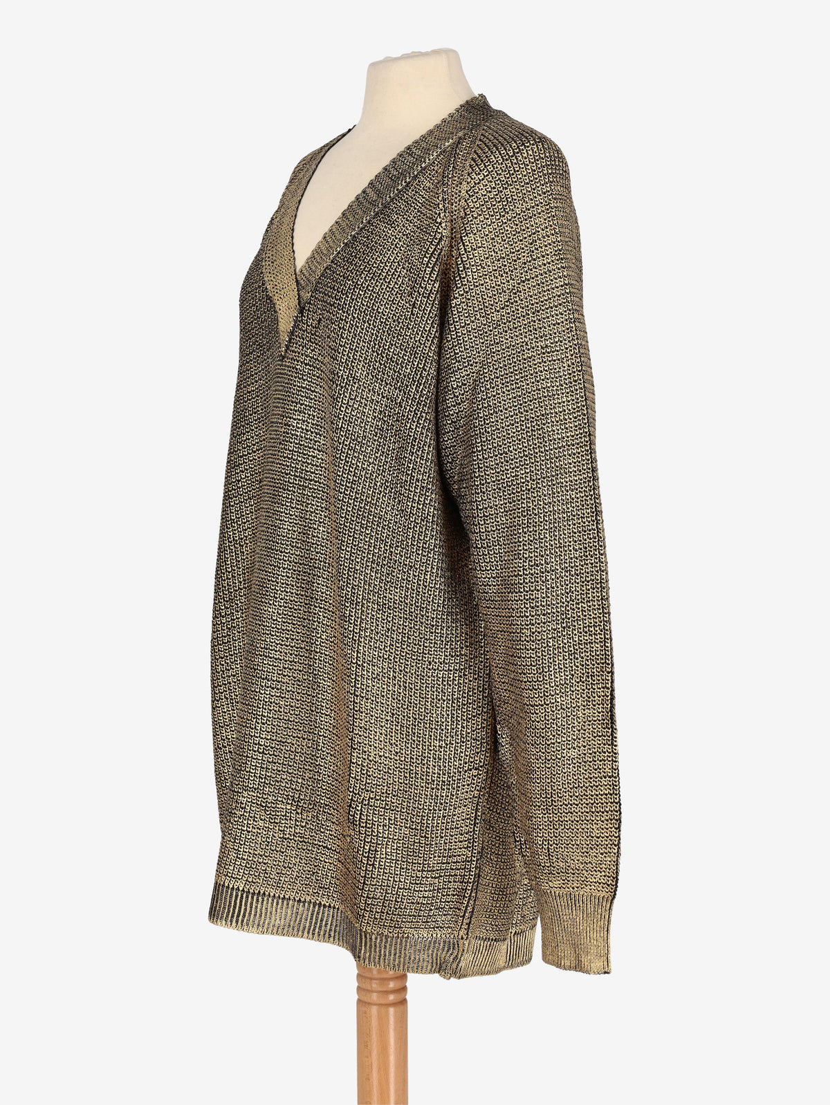 Gianfranco Ferré Golden Knitted Sweater WCV241010364  Gianfranco Ferré 