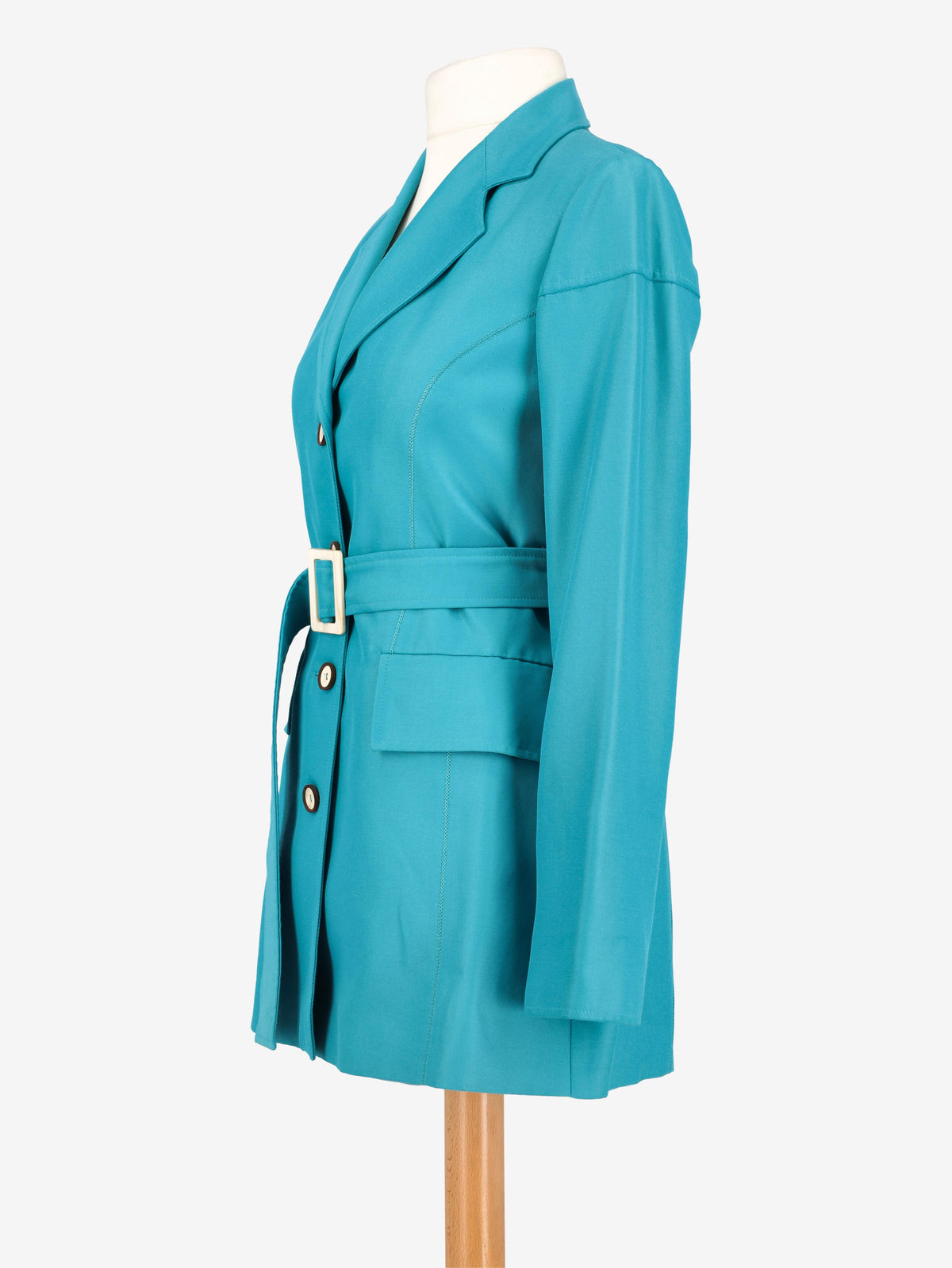 Mondrian Aquamarine Long Blazer