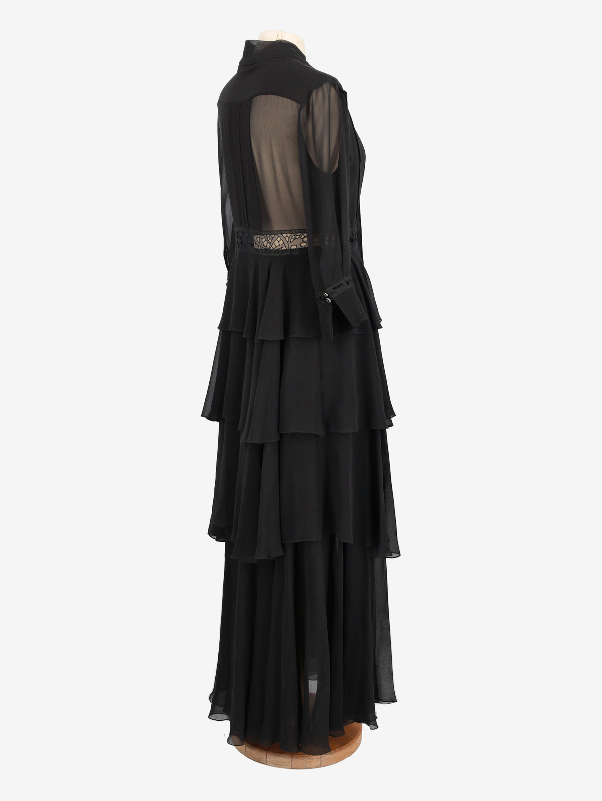 Ermanno Scervino Flounced Silk Dress WCV30052025.11  Ermanno Scervino 
