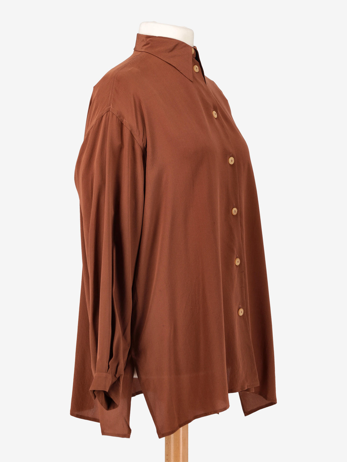 Mondrian Brown Silk Shirt WCV041224.55  Mondrian 