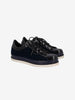 Emporio Armani sneakers in midnight blue velvet WCV22110412  Emporio Armani 