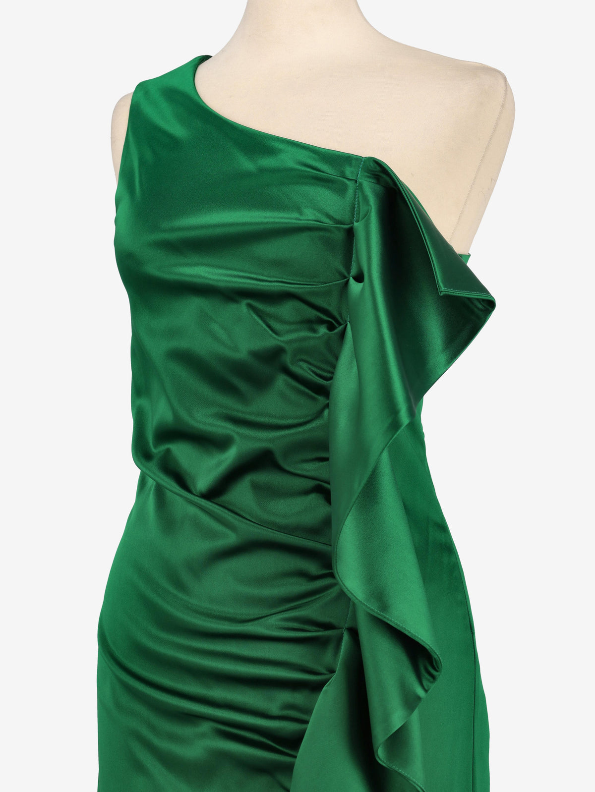 Parosh Green Flounced Dress WCV241224.8  Parosh 
