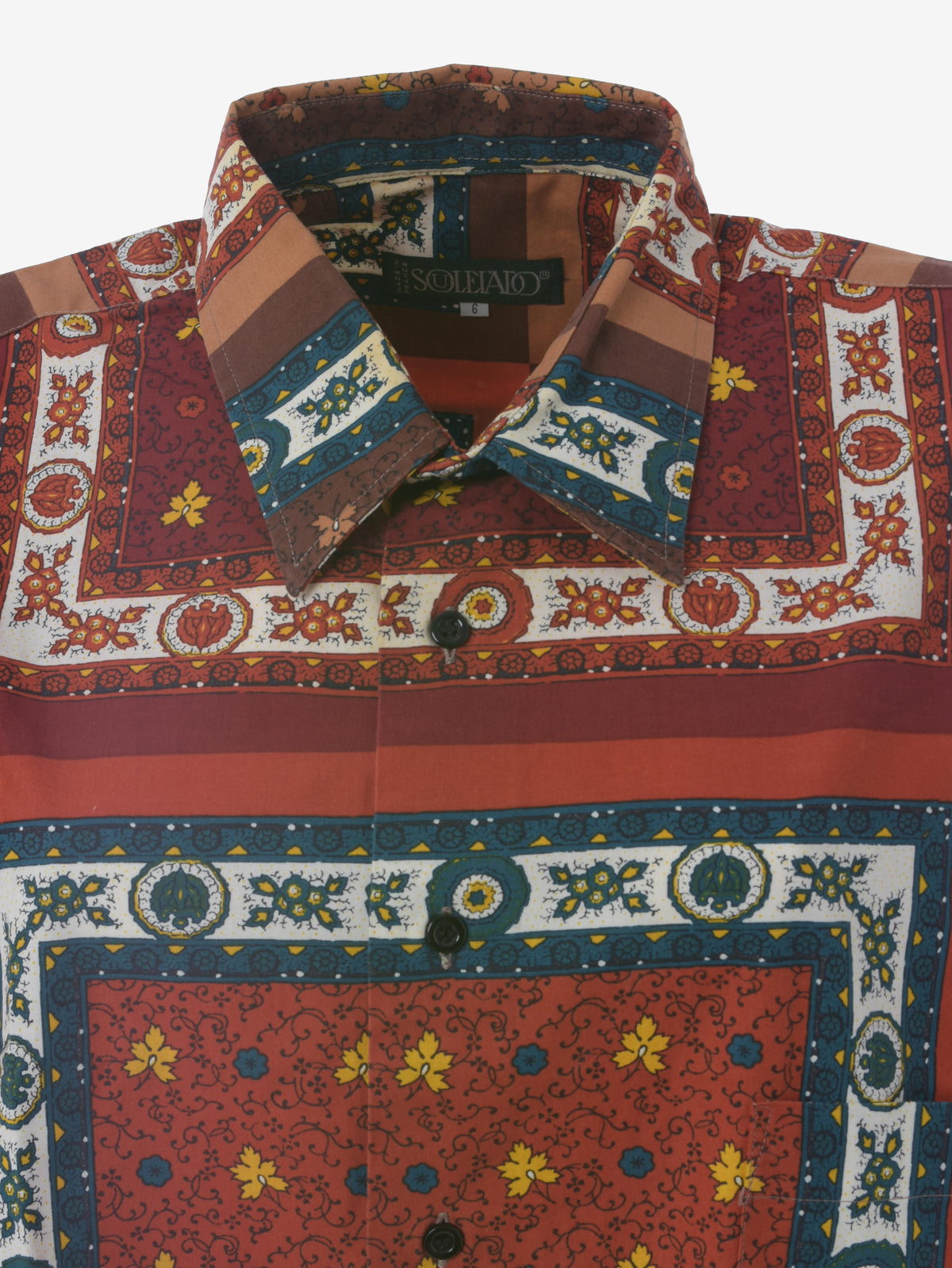 Souleiado Vintage Patterned Shirt WCV241010282  Souleiado 
