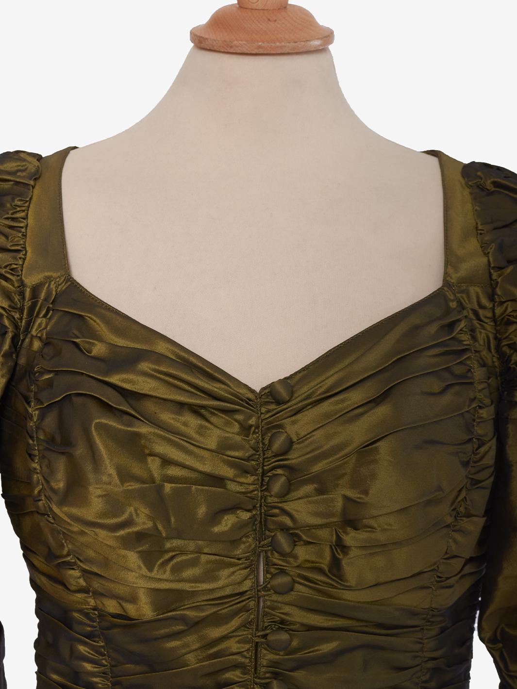 Lolita Lempicka Draped Silk Top