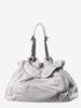 Christian Dior Borsa in pelle bianca con volant