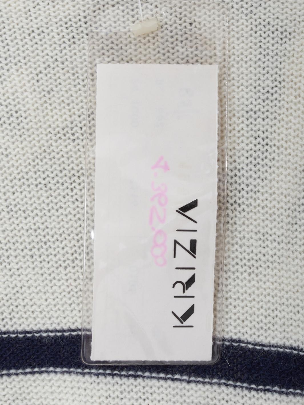 Krizia Wool Tiger Embroidery Dress