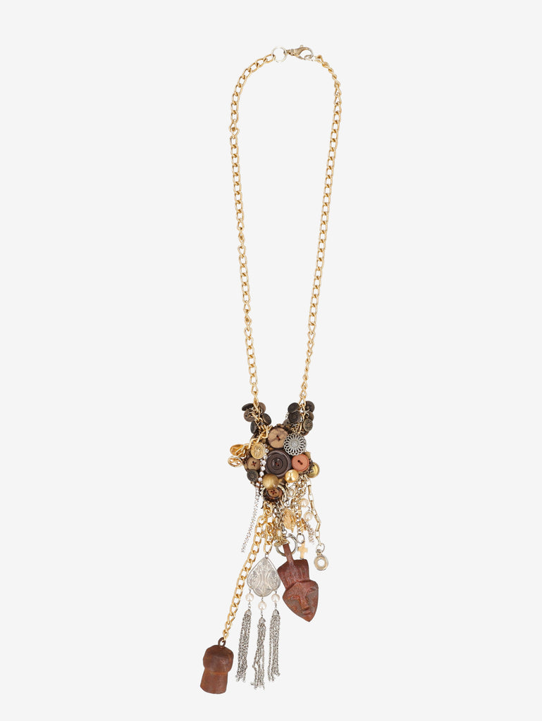Vintage Big Charm Necklace WCV041224.134  Vintage 