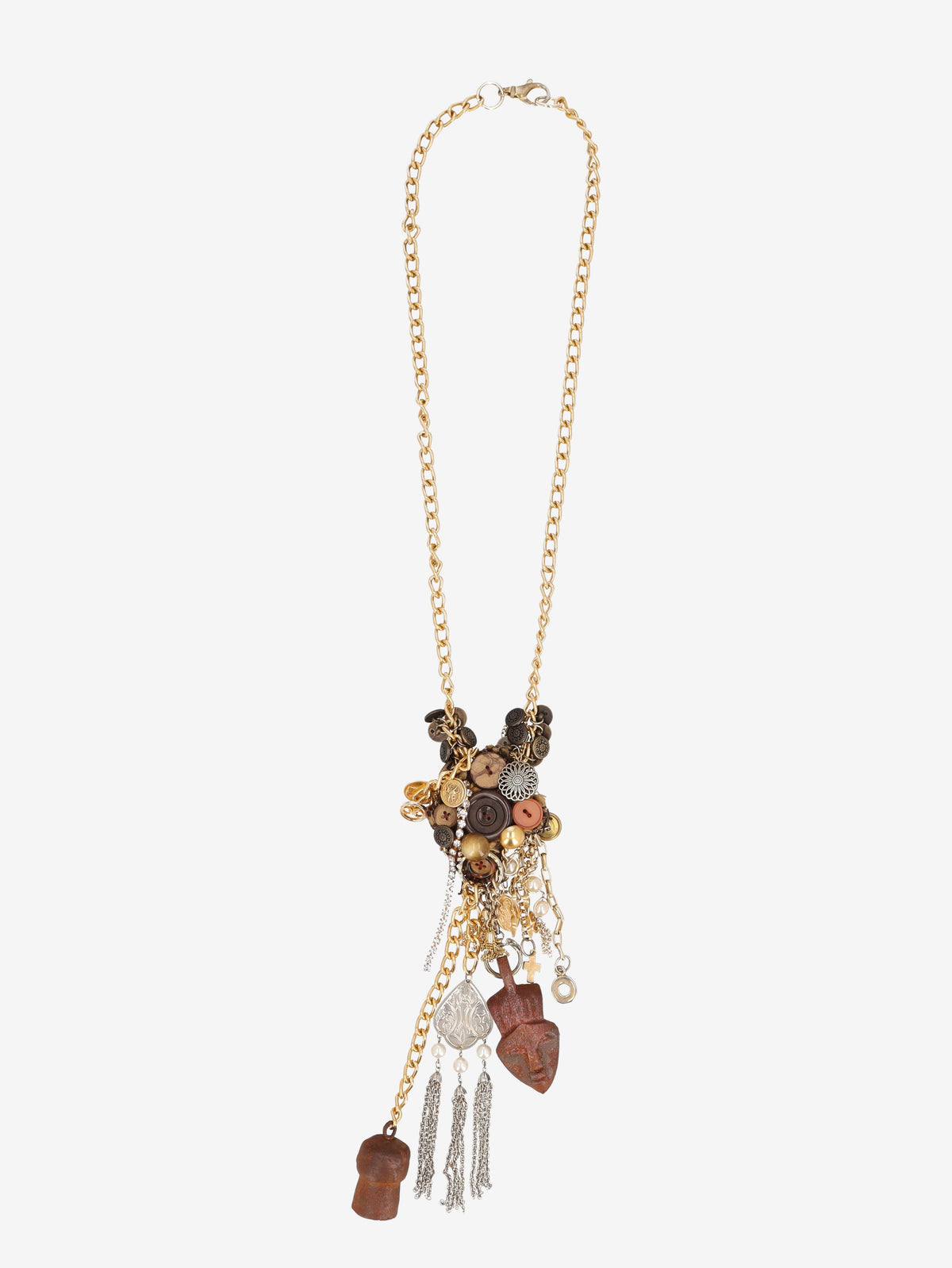 Vintage Big Charm Necklace WCV041224.134  Vintage 
