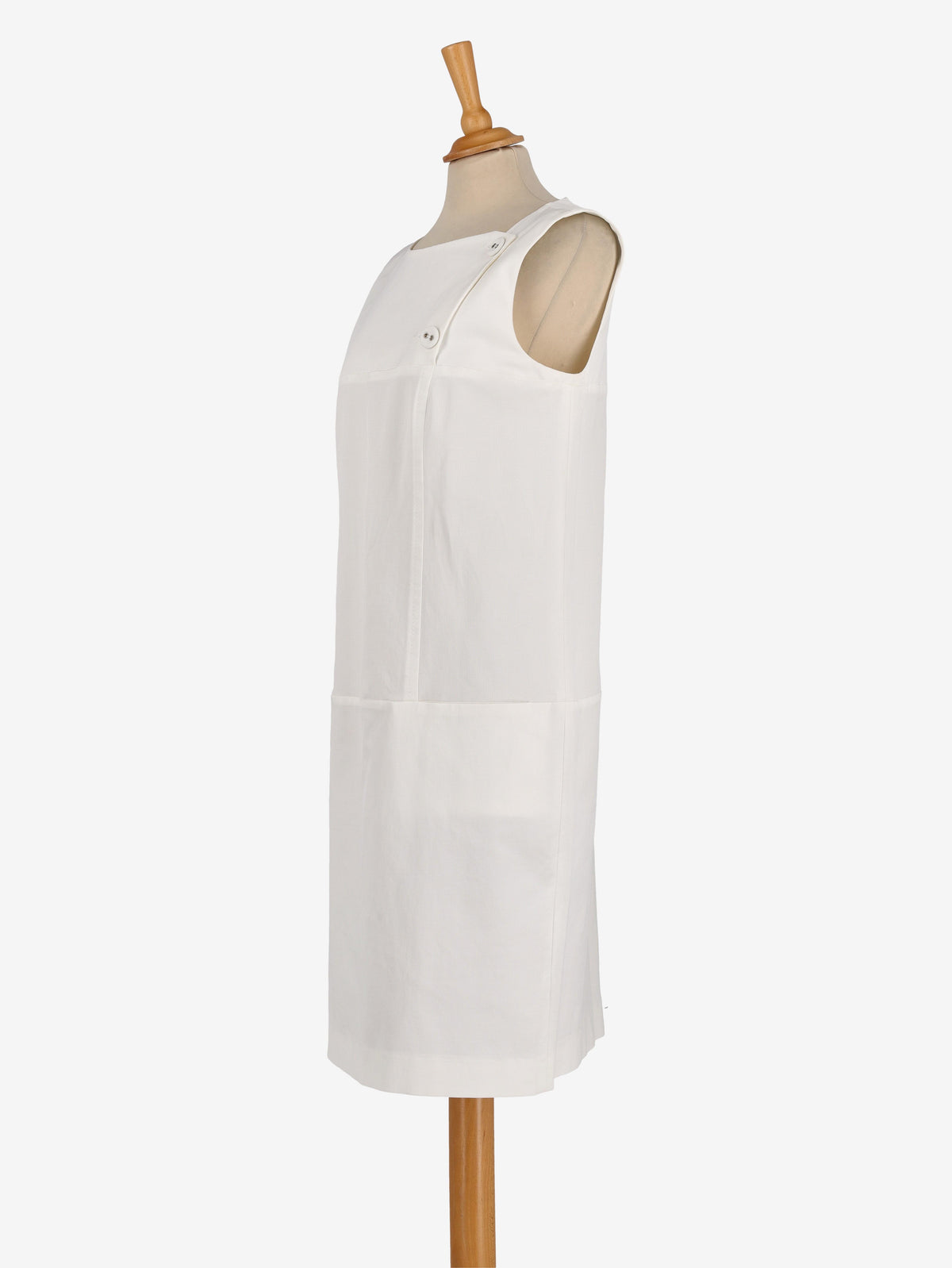 Giò Guerreri  White Midi Dress WCV241010139  Gio Guerrieri 