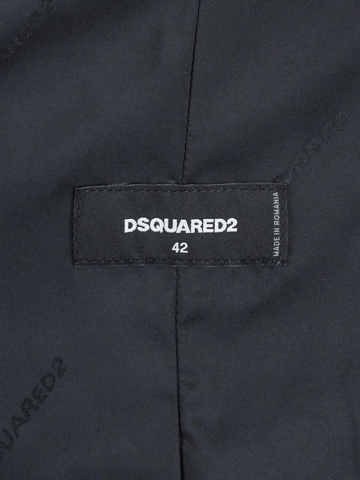 Dsquared2 "Misfits" Leather Strapless Dress CVM26.23.21  Dsquared² 