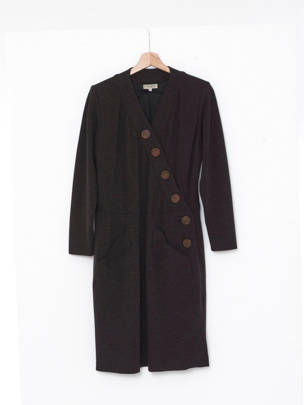 Brown Saint Laurent Rive Gauche Dress B1300134  Yves Saint Laurent 