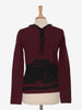 Maglia Krizia in Cashmere Bordeaux