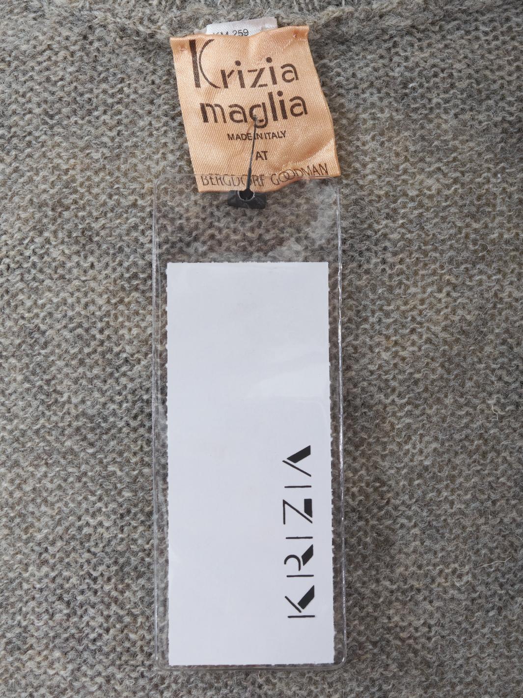 Krizia Wool Midi Dress