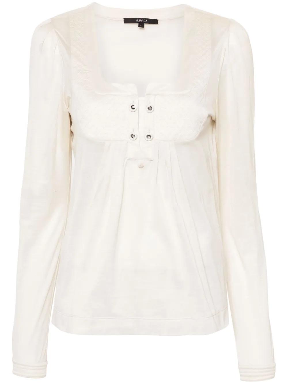 Gucci diamond-quilted cotton T-shirt WCV241046 . Gucci 