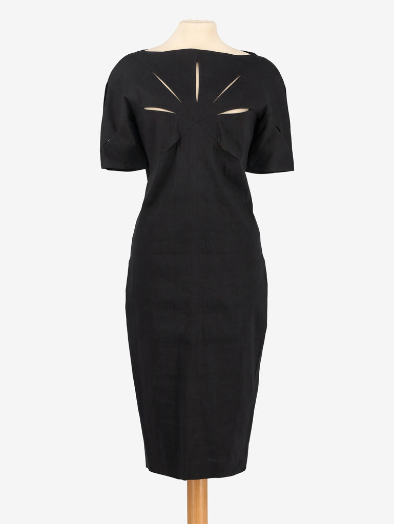 Romeo Gigli Linen Cut-out Dress DM1004399  Romeo Gigli 