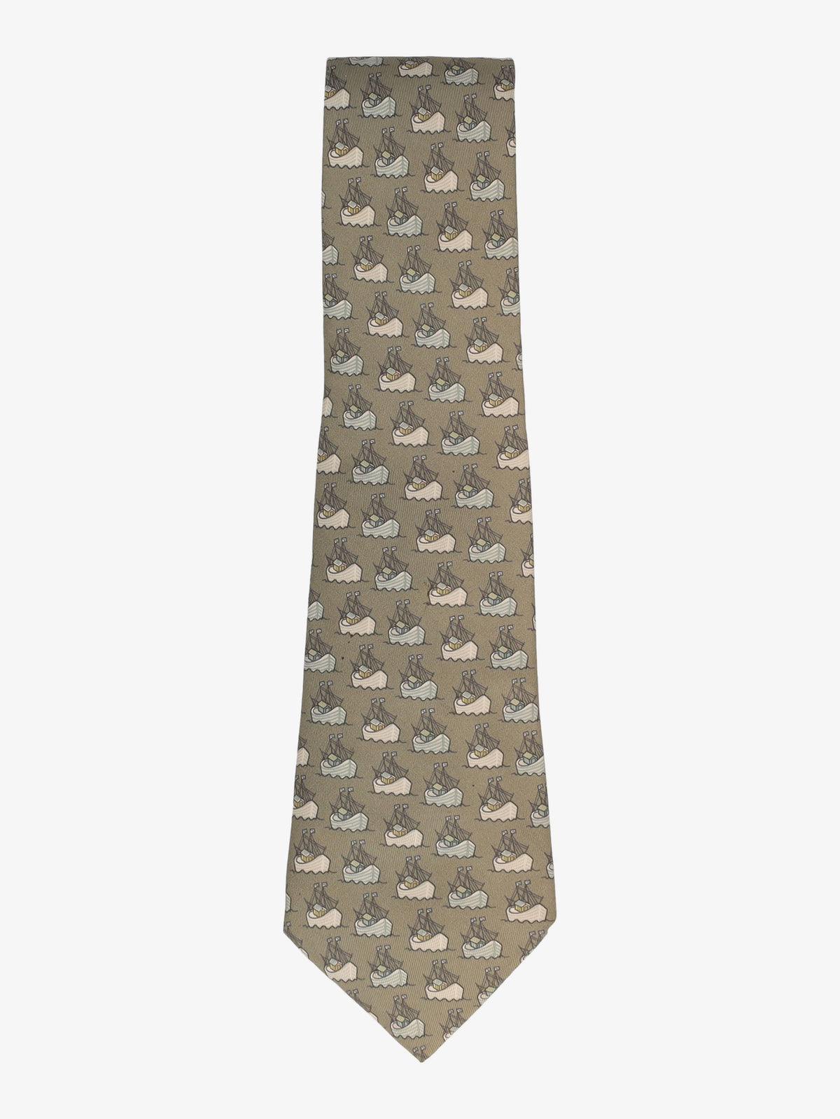 Hermès Boat Print Tie W16062025.3  Hermès 