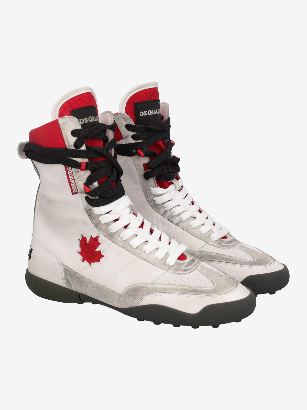 Dsquared2 Boxeur Leather High-Top Sneakers CVM26.23.120  Dsquared² 