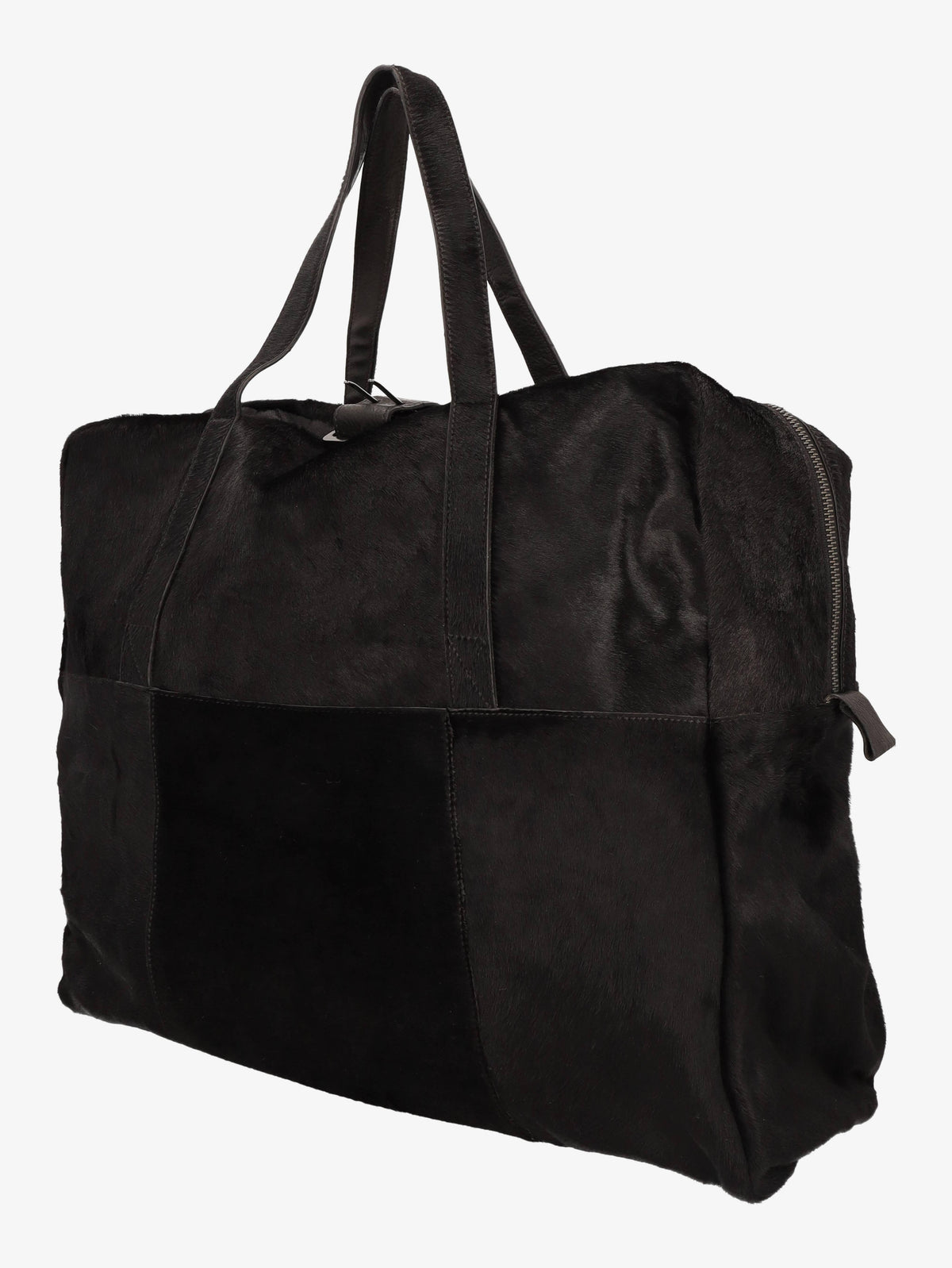 Hugo Boss Black Calf Hair Travel Bag