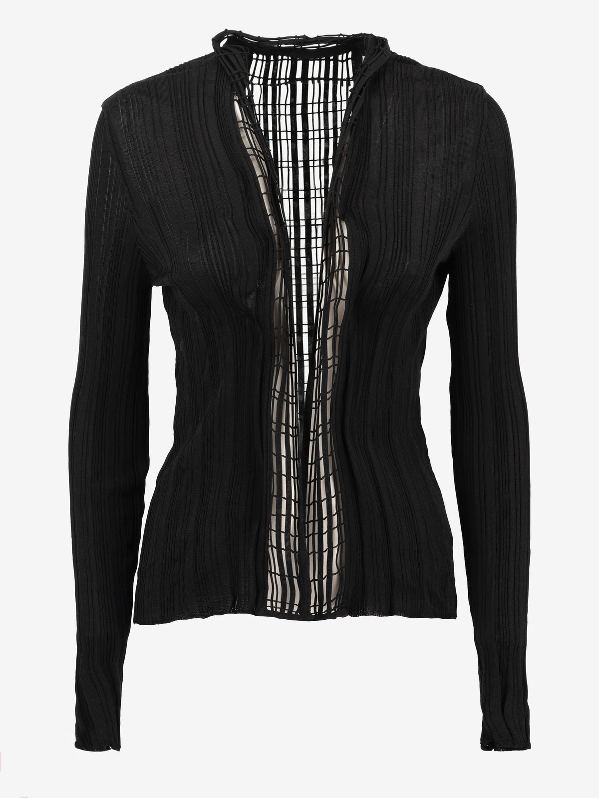 Yves Saint Laurent Cut-out Cardigan